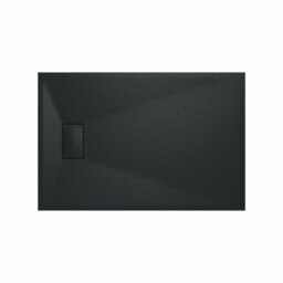 Sundaze 1200 X 800mm Smc Black Rectangle Slate Effect Bathroom Shower Tray - thumbnail 3