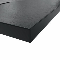 Sundaze 1200 X 800mm Smc Black Rectangle Slate Effect Bathroom Shower Tray - thumbnail 6