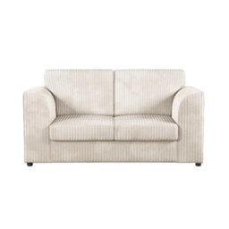 Furnishings For Less UK Luxor Jumbo Cord 3 + 2 Fabric Sofa Suite - Fullback Cream - thumbnail 3