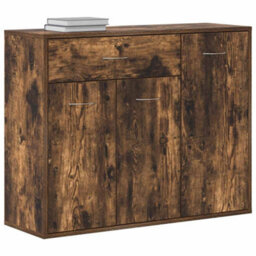 Vidaxl Sideboard Smoked Oak 88X30X70 Cm Engineered Wood - thumbnail 4