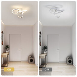 Pheashine Led Ceiling Light Fixtures, 4500K Ceiling Lights, Modern Ceiling Light For Hallway, Kitchen, Living Room. - thumbnail 5