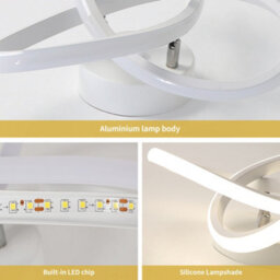 Pheashine Led Ceiling Light Fixtures, 4500K Ceiling Lights, Modern Ceiling Light For Hallway, Kitchen, Living Room. - thumbnail 6