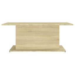 Berkfield Sturdy Coffee Table Sonoma Oak 102X55.5X40 Cm Engineered Wood - thumbnail 5