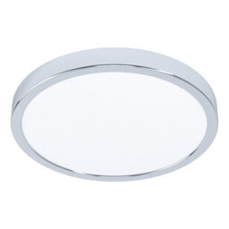 Stylish Round Chrome Led Ceiling Light - 20W Adjustable Wall Fixture - thumbnail 1