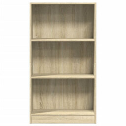 Berkfield Bookcase Sonoma Oak 60X24X109 Cm Engineered Wood - thumbnail 4