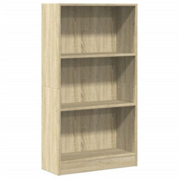 Berkfield Bookcase Sonoma Oak 60X24X109 Cm Engineered Wood - thumbnail 2