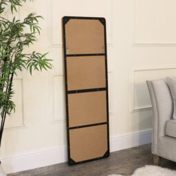 Melody Maison Large Brushed Gold Wall & Leaner Mirror 47Cm X 142Cm - thumbnail 4