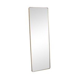 Melody Maison Large Brushed Gold Wall & Leaner Mirror 47Cm X 142Cm - thumbnail 6