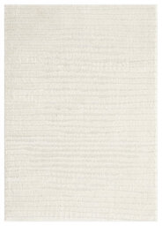 Aya Living Room Area Rugs - Embossed Lines Pattern Cream 120Cm X 170Cm - thumbnail 2