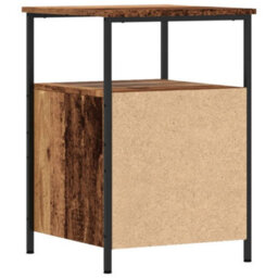Berkfield Bedside Cabinets 2 Pcs Old Wood 34X35.5X50 Cm Engineered Wood - thumbnail 7