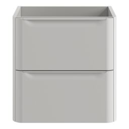 GoodHome Nevado Standard Matt Grey Wall-Mounted Bathroom Vanity Unit (H) 600mm (W) 600mm - thumbnail 2