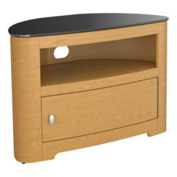 "Avf Affinity Blenheim Plus 80Cm Curved Tv Stand, For Tvs Up To 40"" - Oak" - thumbnail 1