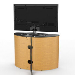 "Avf Affinity Blenheim Plus 80Cm Curved Tv Stand, For Tvs Up To 40"" - Oak" - thumbnail 4