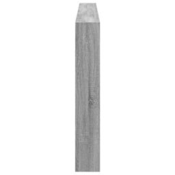 Berkfield Headboard Cabinet With Led Grey Sonoma 220X17X102 Cm - thumbnail 7