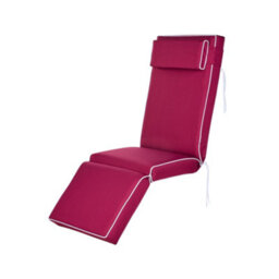 Alfresia Replacement Wine Red Luxury Relaxer Garden Cushion - thumbnail 1