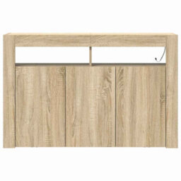 Berkfield Sideboard Sonoma Oak Engineered Wood 116 X 30 X 75 Cm Sideboard - thumbnail 6