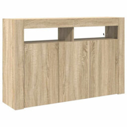 Berkfield Sideboard Sonoma Oak Engineered Wood 116 X 30 X 75 Cm Sideboard - thumbnail 2