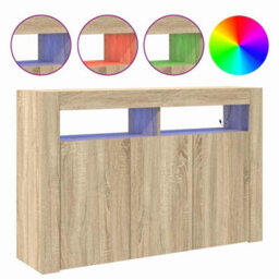 Berkfield Sideboard Sonoma Oak Engineered Wood 116 X 30 X 75 Cm Sideboard - thumbnail 4
