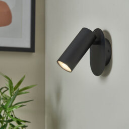 Harbour Studio Modus Black Wired Wall Light - thumbnail 1