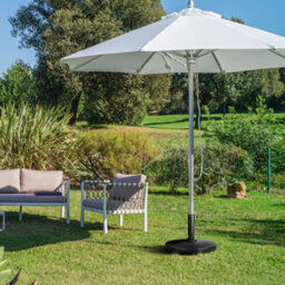 Keplin 20Kg Plain Black Effect Parasol Base Heavy Duty Metal Garden Patio Furniture Stand For Umbrella, Canopy, Gazebo, Awning - thumbnail 8