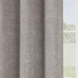 Enhanced Living Royale Silver Room Darkening Boucle Readymade Door Curtain (Single) - 66 X 84 Inch (168X214Cm) - thumbnail 3