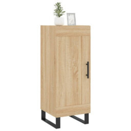 Berkfield Sideboard Sonoma Oak 34.5X34X90 Cm Engineered Wood - thumbnail 3