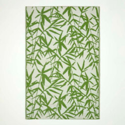 Homescapes Luxury Outdoor Rug Waterproof Reversible For Garden Patio, 180 X 270 Cm, Green, 100% Recycled, Zena Tropical - thumbnail 1