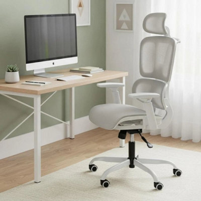 Mesh Back Desk Chair High Back Meeting Room Chair Mesh Seat Swivel Office Chair - image 1