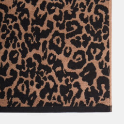 OHS Leopard Hand Towel Absorbent 100% Cotton Luxury Hotel Quality, Natural - 1Pc - thumbnail 4