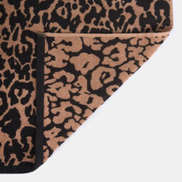 OHS Leopard Hand Towel Absorbent 100% Cotton Luxury Hotel Quality, Natural - 1Pc - thumbnail 5