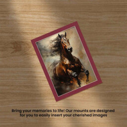 "Ak Frames Burgundy 16X12"" Picture Mount To Fit 14X10"" Aperture Size - Mount Board Only (No Frame Included)" - thumbnail 5