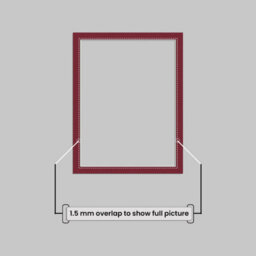 "Ak Frames Burgundy 16X12"" Picture Mount To Fit 14X10"" Aperture Size - Mount Board Only (No Frame Included)" - thumbnail 4
