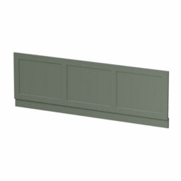 Affine 1700mm Front Bath Panel Traditional Bathroom 18mm Mdf Matt Green With Plinth - thumbnail 2