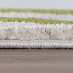 The Rugs Joli Green And White Chequered Rug Soft Dense Pile Easy To Clean And Pet Friendly For Living Rooms And Bedrooms - thumbnail 3
