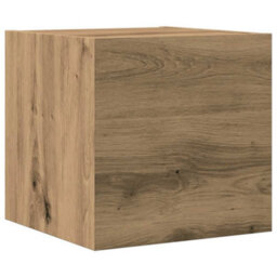 Berkfield 7 Piece Tv Cabinet Set Wall-Mounted Artisan Oak Engineered Wood - thumbnail 6