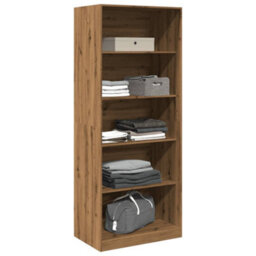 Berkfield Wardrobe Artisian Oak 80X50X200 Cm Engineered Wood - thumbnail 3