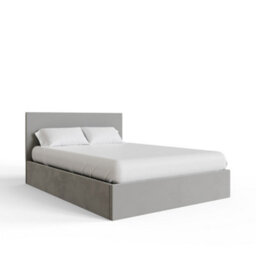 Gfw End Lift Ottoman Bed 150Cm Velvet Charcoal Grey King Size - thumbnail 5