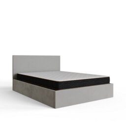 Gfw End Lift Ottoman Bed 150Cm Velvet Charcoal Grey King Size - thumbnail 4