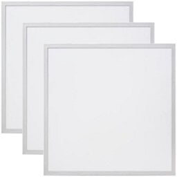 Plum&clay Backlit Ceiling Tile Led Panel Light White 30W Pack Of 3 (L)595mm