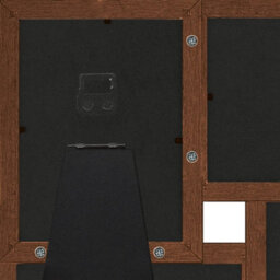 Vidaxl Collage Photo Frame For 4X(10X15 Cm) Picture Dark Brown Mdf - thumbnail 6