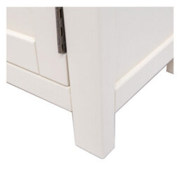 Cabinet Bits Maggiori Off White 2 Door Tv Cabinet Chrome Knob - thumbnail 6