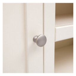 Cabinet Bits Maggiori Off White 2 Door Tv Cabinet Chrome Knob - thumbnail 5