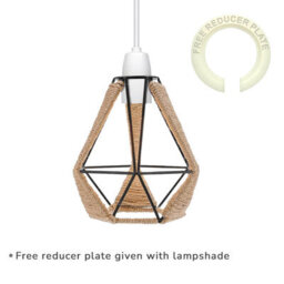 2 Pack Lamp Shade For Ceiling Easy Fit Pendant Lightshade Lampshade Living Room Lamp 130mm Shade Width - thumbnail 5