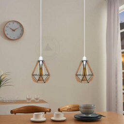 2 Pack Lamp Shade For Ceiling Easy Fit Pendant Lightshade Lampshade Living Room Lamp 130mm Shade Width - thumbnail 8