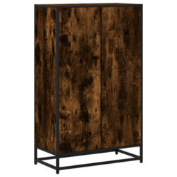 Walplus Book Cabinet Smoked Oak 65.5X33X107.5 Cm Engineered Wood - thumbnail 6