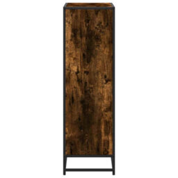 Walplus Book Cabinet Smoked Oak 65.5X33X107.5 Cm Engineered Wood - thumbnail 5