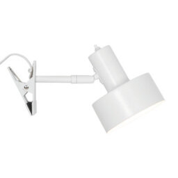 Nordlux Matis Metal Clamp Lamp Perforated Shade White,mains - thumbnail 3