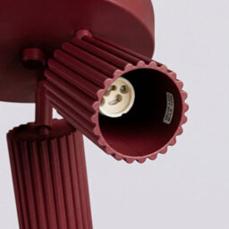 Sollux Lighting Karbon Aluminum Burgundy 3 Lights Minimalist Ceiling Lamps - thumbnail 8