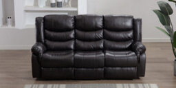 More4Homes Seattle Electric High Back Bonded Leather Recliner 3 Seater Sofa (Brown) - thumbnail 8