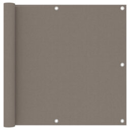 Berkfield Balcony Screen Taupe 90X300 Cm Oxford Fabric - thumbnail 1